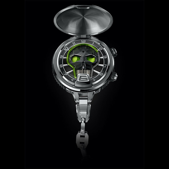 Buy HYT 2017 New SKULL POCKET 159-TD-49-GF-CH watch